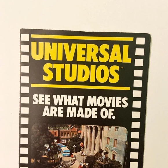 Vintage 1985 Universal Studios Tours  California Brochure Pamphlet - Picture 2 of 13
